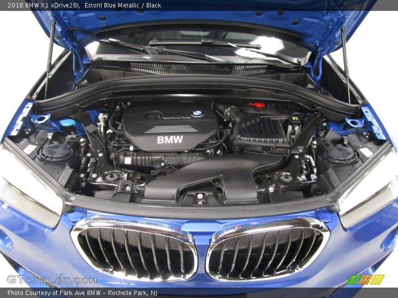 Estoril Blue Metallic / Black 2018 BMW X1 xDrive28i