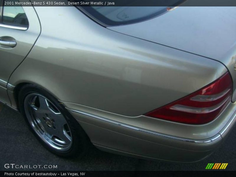 Desert Silver Metallic / Java 2001 Mercedes-Benz S 430 Sedan