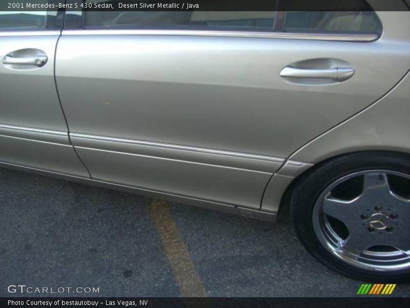 Desert Silver Metallic / Java 2001 Mercedes-Benz S 430 Sedan