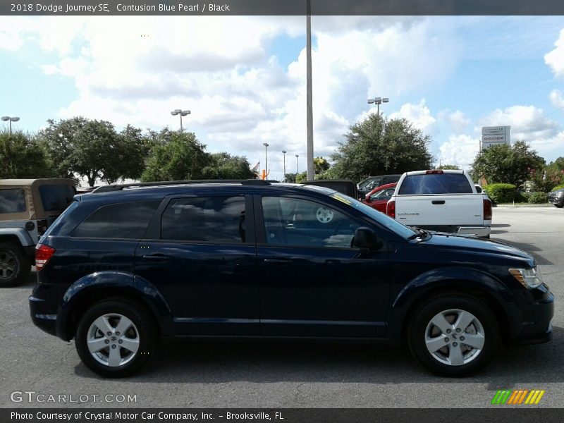 Contusion Blue Pearl / Black 2018 Dodge Journey SE