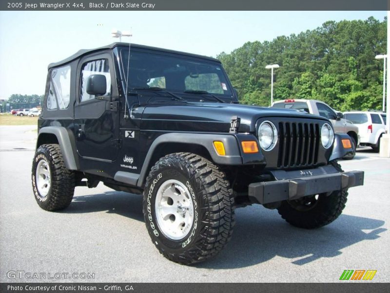 Black / Dark Slate Gray 2005 Jeep Wrangler X 4x4
