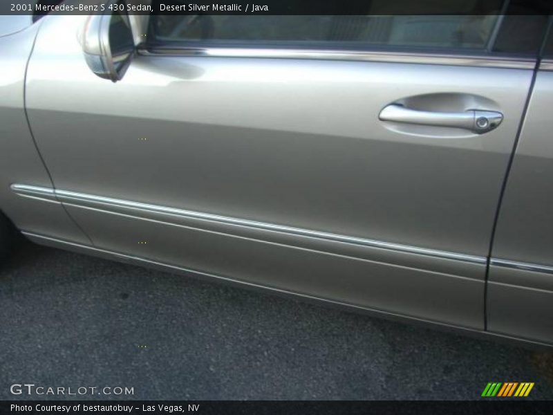 Desert Silver Metallic / Java 2001 Mercedes-Benz S 430 Sedan