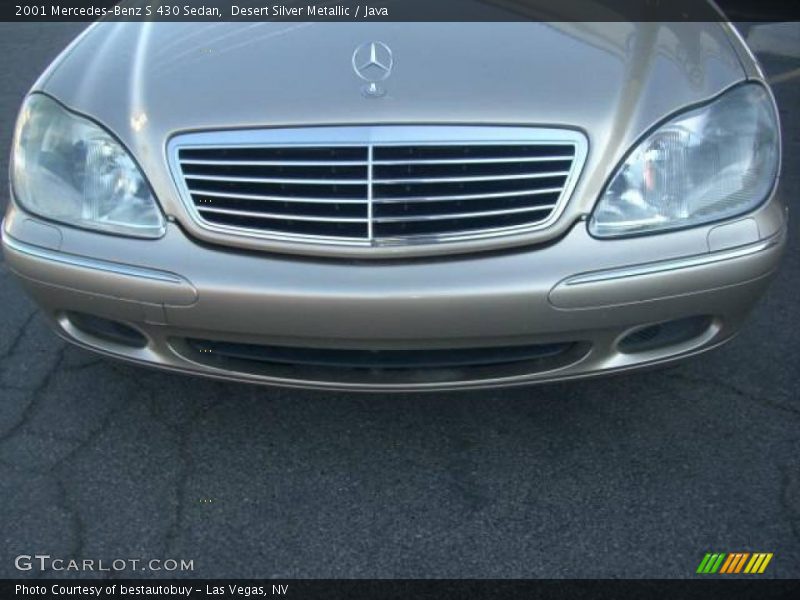 Desert Silver Metallic / Java 2001 Mercedes-Benz S 430 Sedan