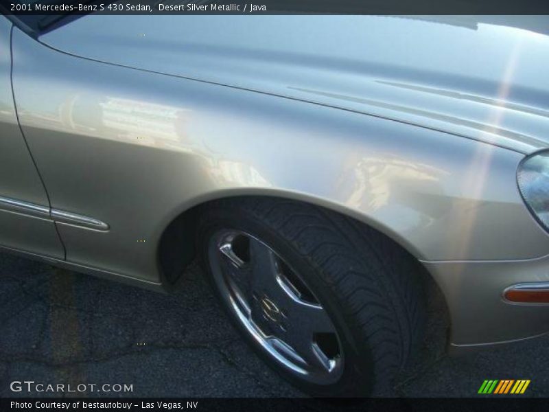 Desert Silver Metallic / Java 2001 Mercedes-Benz S 430 Sedan