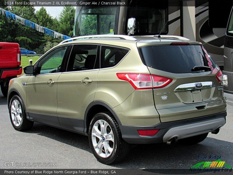 Ginger Ale / Charcoal Black 2014 Ford Escape Titanium 2.0L EcoBoost