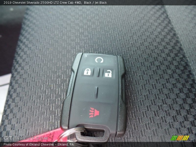 Black / Jet Black 2019 Chevrolet Silverado 2500HD LTZ Crew Cab 4WD
