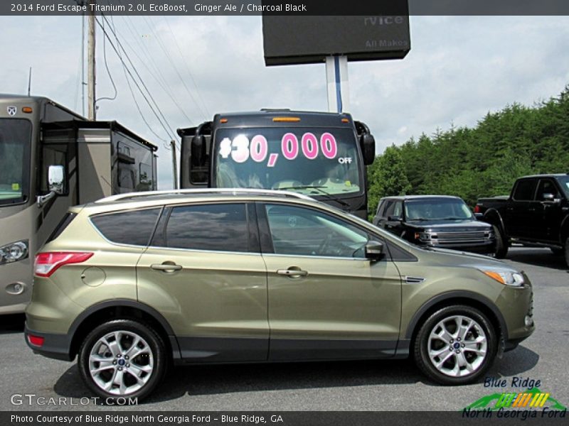 Ginger Ale / Charcoal Black 2014 Ford Escape Titanium 2.0L EcoBoost