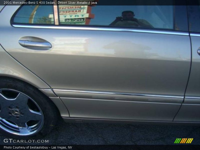 Desert Silver Metallic / Java 2001 Mercedes-Benz S 430 Sedan