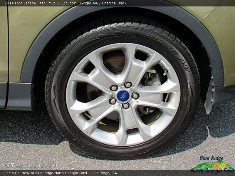 Ginger Ale / Charcoal Black 2014 Ford Escape Titanium 2.0L EcoBoost