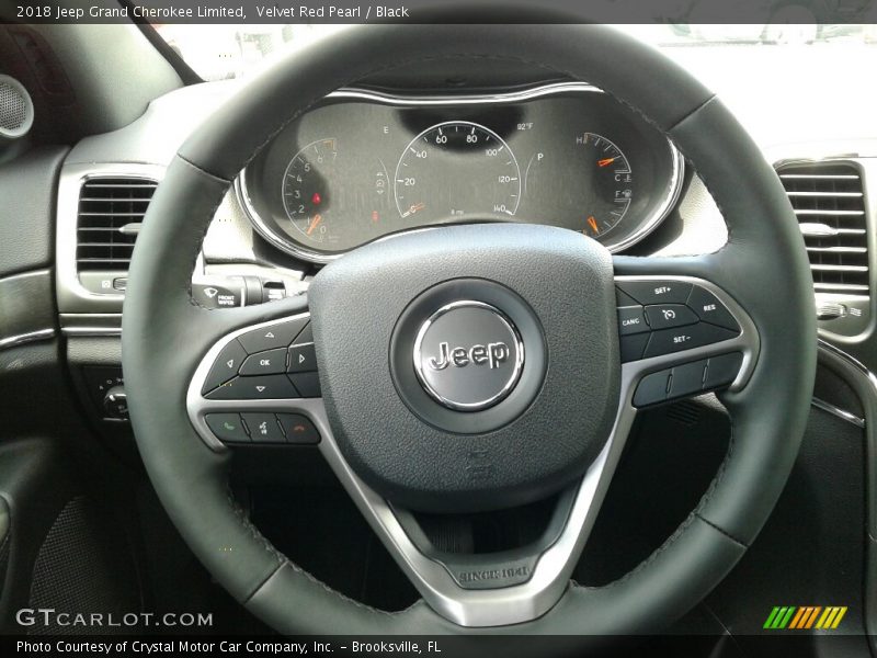 Velvet Red Pearl / Black 2018 Jeep Grand Cherokee Limited