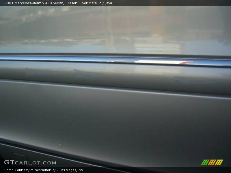 Desert Silver Metallic / Java 2001 Mercedes-Benz S 430 Sedan