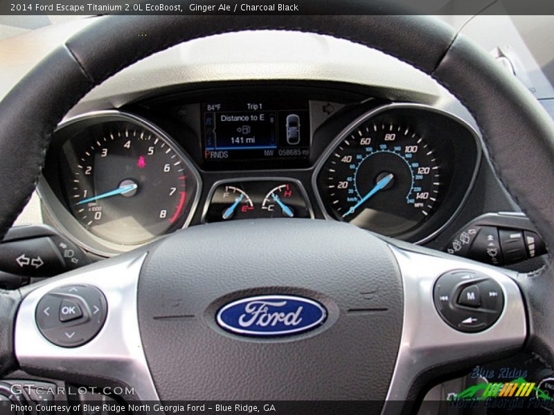 Ginger Ale / Charcoal Black 2014 Ford Escape Titanium 2.0L EcoBoost