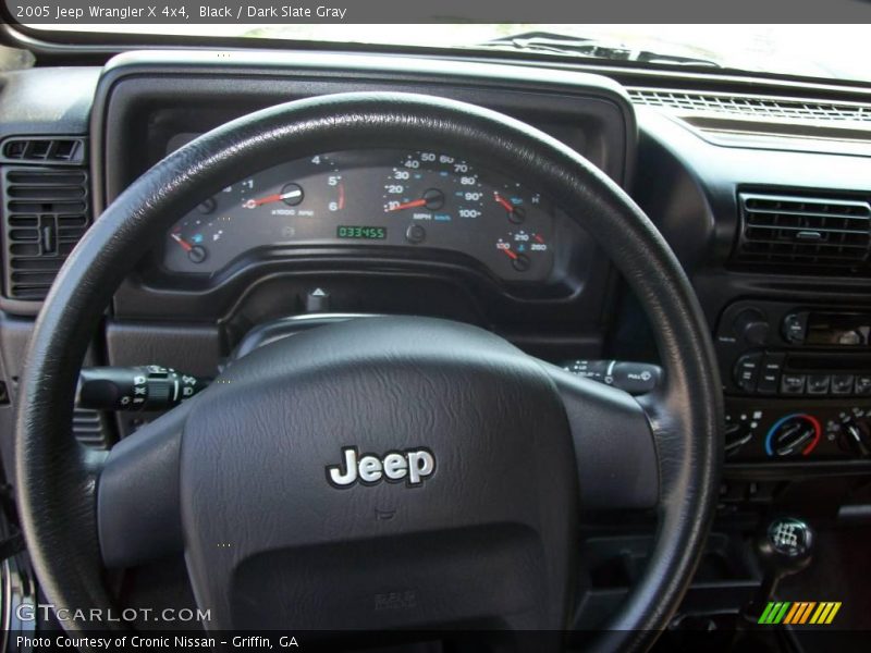 Black / Dark Slate Gray 2005 Jeep Wrangler X 4x4