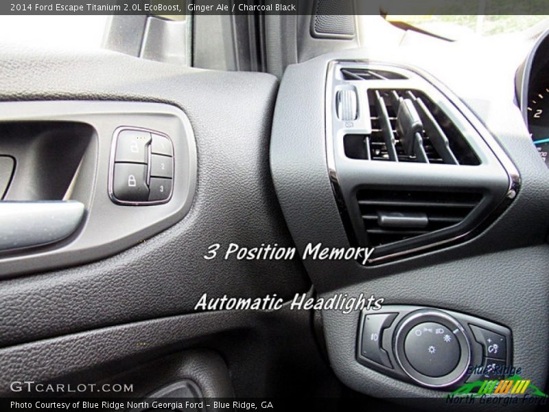 Ginger Ale / Charcoal Black 2014 Ford Escape Titanium 2.0L EcoBoost