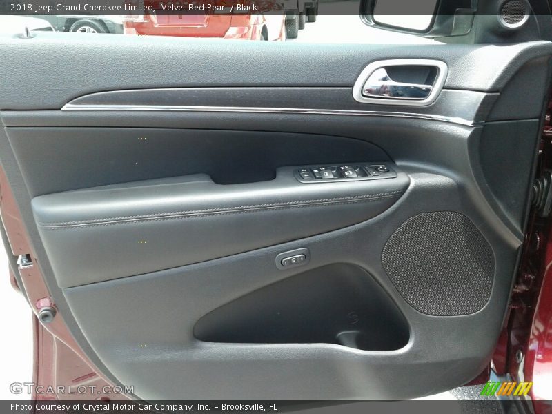 Velvet Red Pearl / Black 2018 Jeep Grand Cherokee Limited