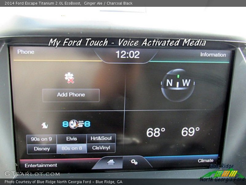 Ginger Ale / Charcoal Black 2014 Ford Escape Titanium 2.0L EcoBoost