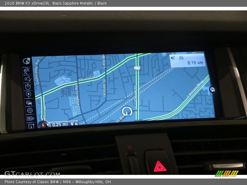 Black Sapphire Metallic / Black 2016 BMW X3 xDrive28i