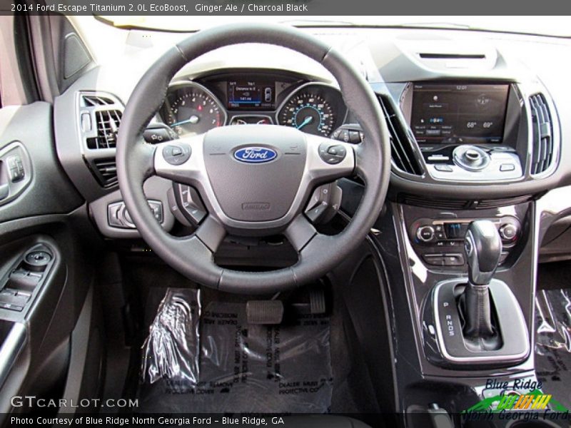 Ginger Ale / Charcoal Black 2014 Ford Escape Titanium 2.0L EcoBoost