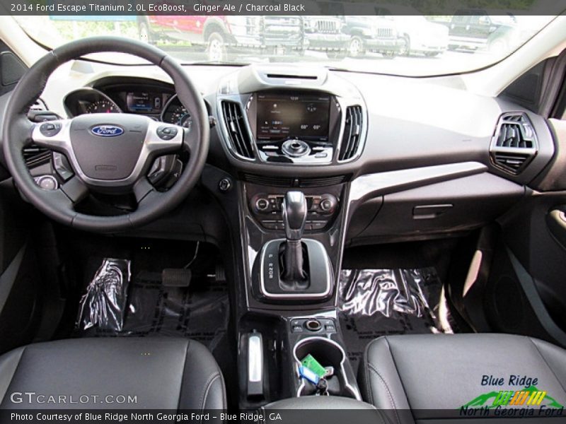 Ginger Ale / Charcoal Black 2014 Ford Escape Titanium 2.0L EcoBoost