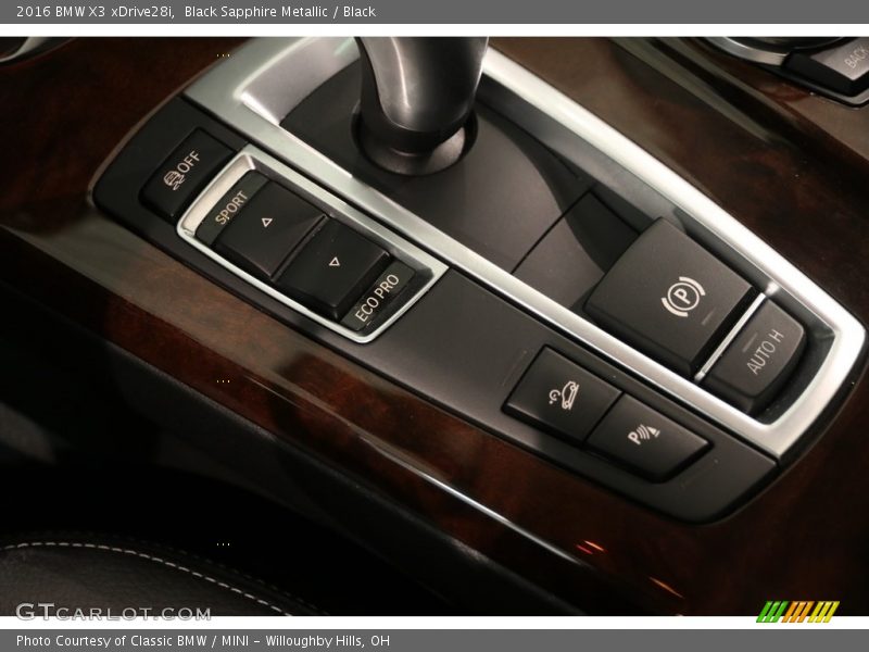 Black Sapphire Metallic / Black 2016 BMW X3 xDrive28i