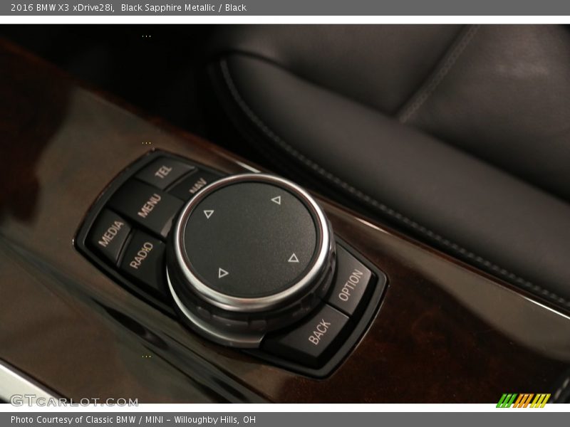Black Sapphire Metallic / Black 2016 BMW X3 xDrive28i
