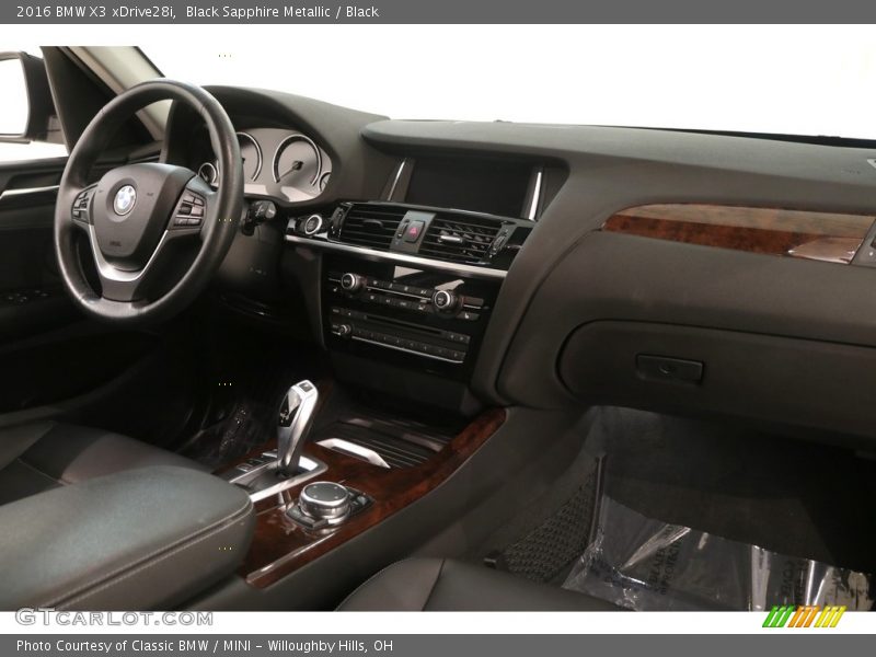 Black Sapphire Metallic / Black 2016 BMW X3 xDrive28i