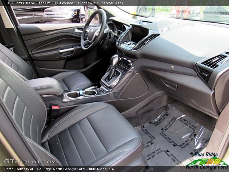 Ginger Ale / Charcoal Black 2014 Ford Escape Titanium 2.0L EcoBoost