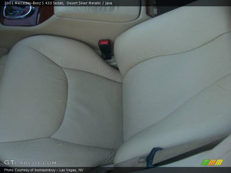 Desert Silver Metallic / Java 2001 Mercedes-Benz S 430 Sedan