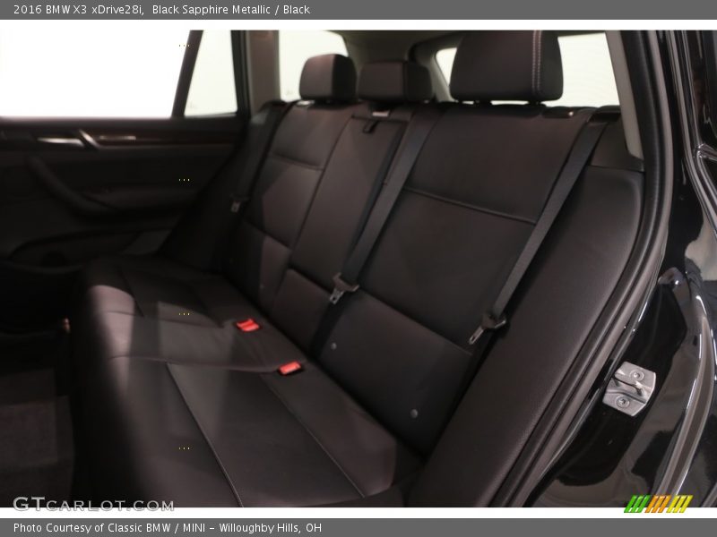 Black Sapphire Metallic / Black 2016 BMW X3 xDrive28i