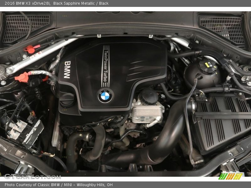 Black Sapphire Metallic / Black 2016 BMW X3 xDrive28i