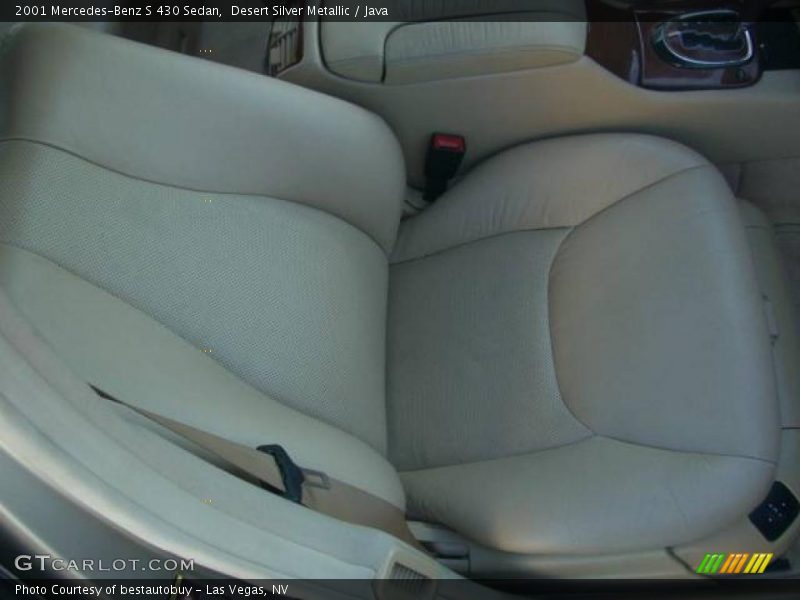 Desert Silver Metallic / Java 2001 Mercedes-Benz S 430 Sedan