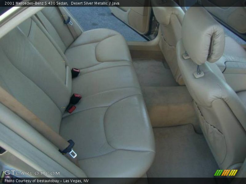 Desert Silver Metallic / Java 2001 Mercedes-Benz S 430 Sedan