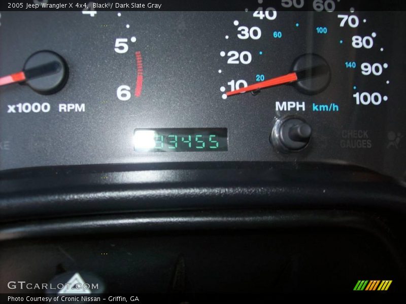 Black / Dark Slate Gray 2005 Jeep Wrangler X 4x4