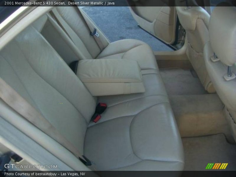 Desert Silver Metallic / Java 2001 Mercedes-Benz S 430 Sedan