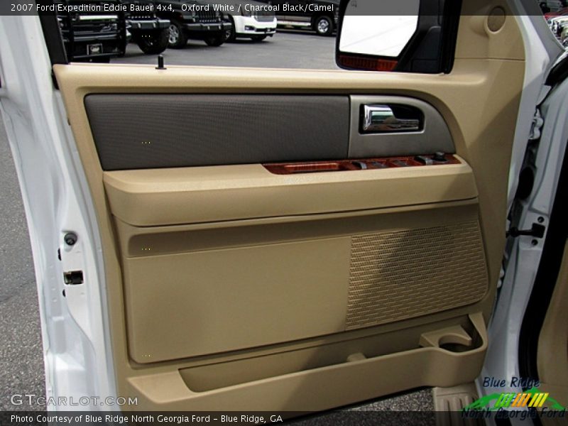Oxford White / Charcoal Black/Camel 2007 Ford Expedition Eddie Bauer 4x4