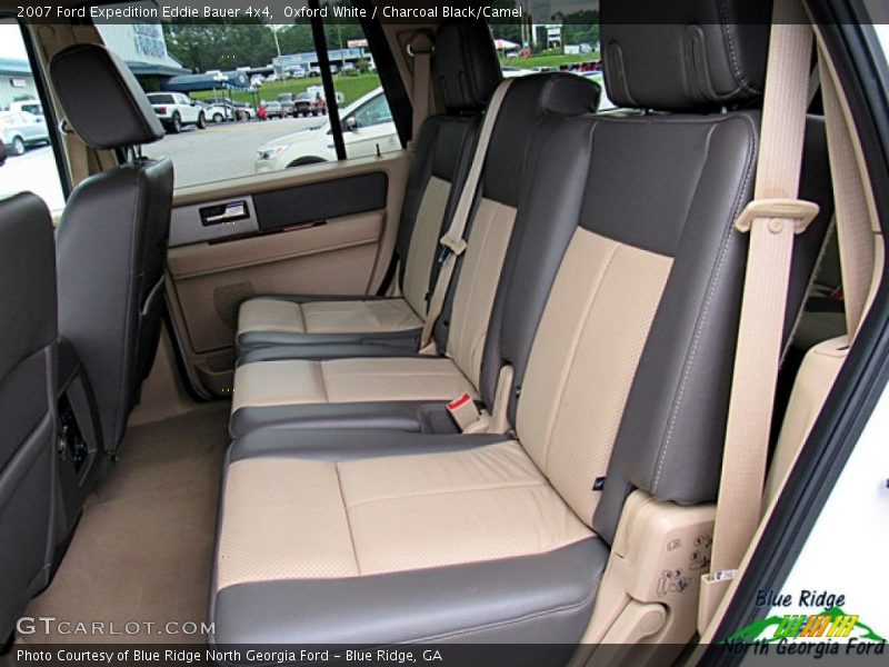 Oxford White / Charcoal Black/Camel 2007 Ford Expedition Eddie Bauer 4x4