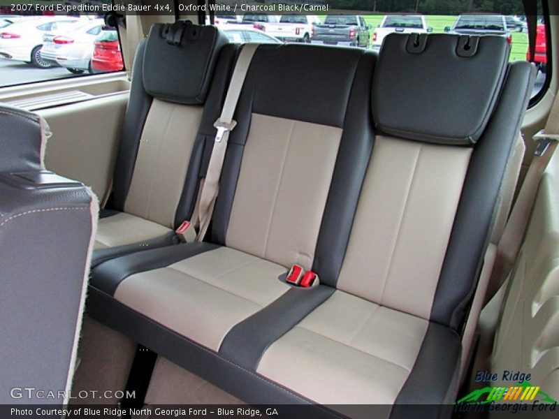 Oxford White / Charcoal Black/Camel 2007 Ford Expedition Eddie Bauer 4x4