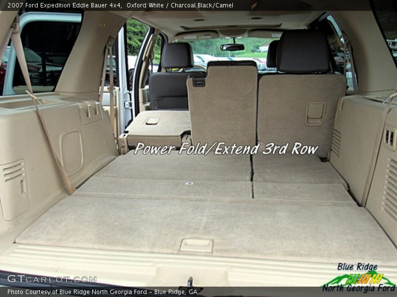 Oxford White / Charcoal Black/Camel 2007 Ford Expedition Eddie Bauer 4x4