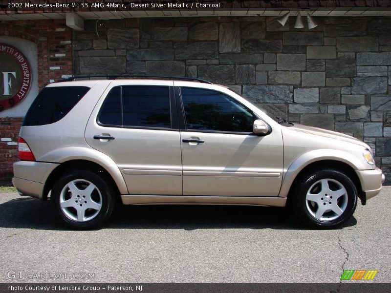 Desert Silver Metallic / Charcoal 2002 Mercedes-Benz ML 55 AMG 4Matic