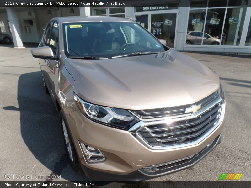 Sandy Ridge Metallic / Jet Black 2019 Chevrolet Equinox LT AWD