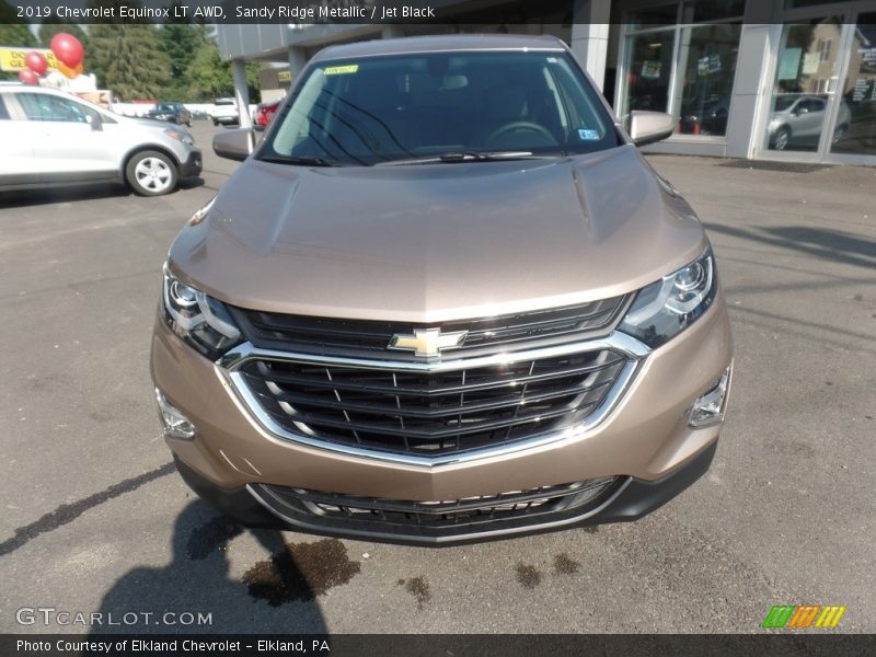 Sandy Ridge Metallic / Jet Black 2019 Chevrolet Equinox LT AWD