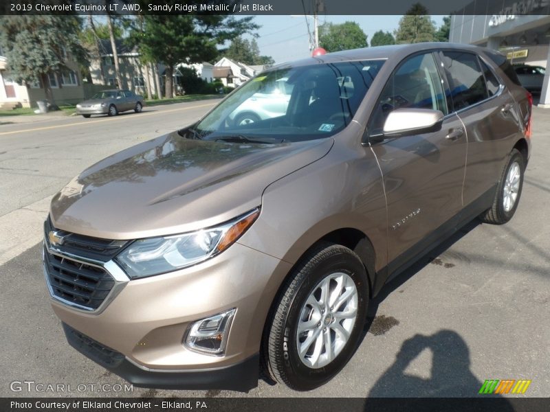 Sandy Ridge Metallic / Jet Black 2019 Chevrolet Equinox LT AWD