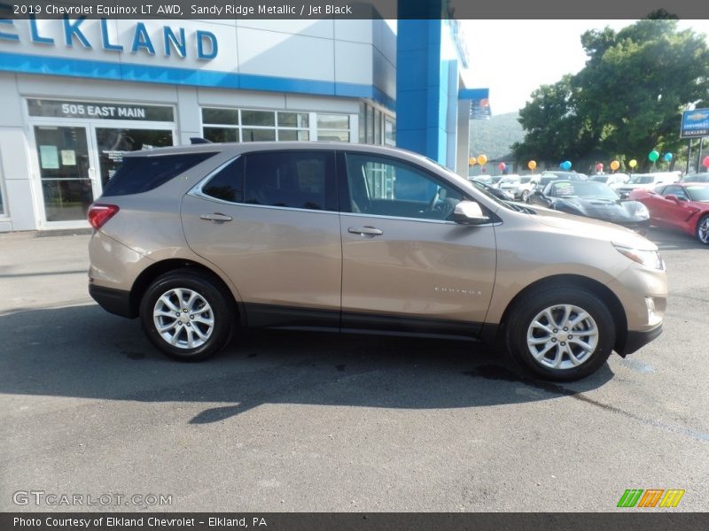 Sandy Ridge Metallic / Jet Black 2019 Chevrolet Equinox LT AWD