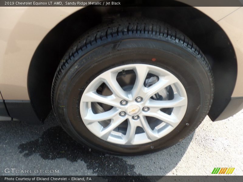 Sandy Ridge Metallic / Jet Black 2019 Chevrolet Equinox LT AWD