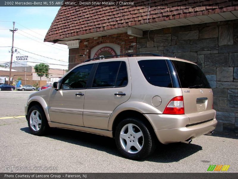 Desert Silver Metallic / Charcoal 2002 Mercedes-Benz ML 55 AMG 4Matic