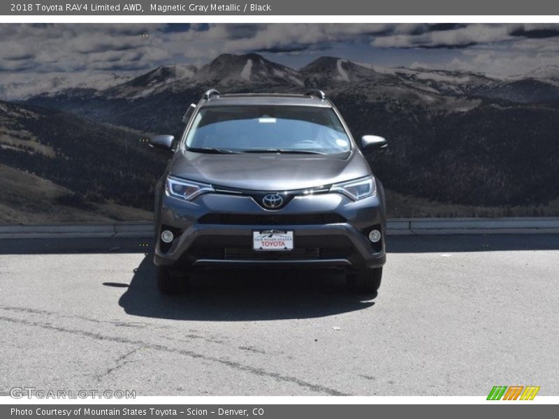 Magnetic Gray Metallic / Black 2018 Toyota RAV4 Limited AWD