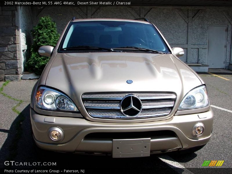 Desert Silver Metallic / Charcoal 2002 Mercedes-Benz ML 55 AMG 4Matic