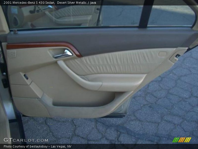 Desert Silver Metallic / Java 2001 Mercedes-Benz S 430 Sedan