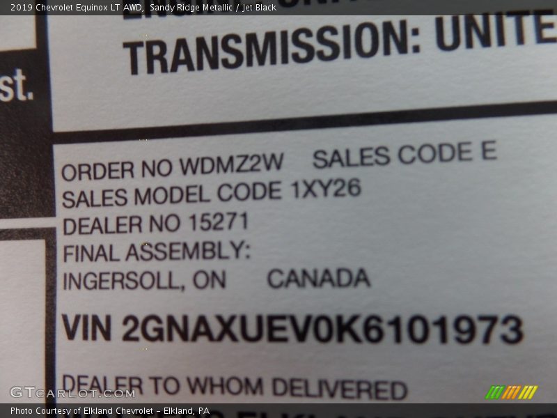 Sandy Ridge Metallic / Jet Black 2019 Chevrolet Equinox LT AWD