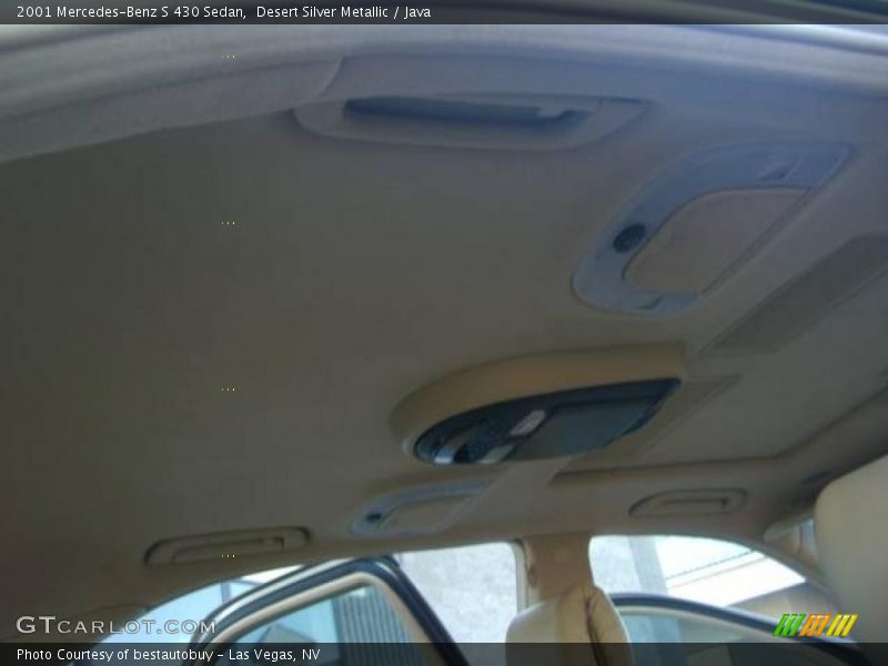 Desert Silver Metallic / Java 2001 Mercedes-Benz S 430 Sedan